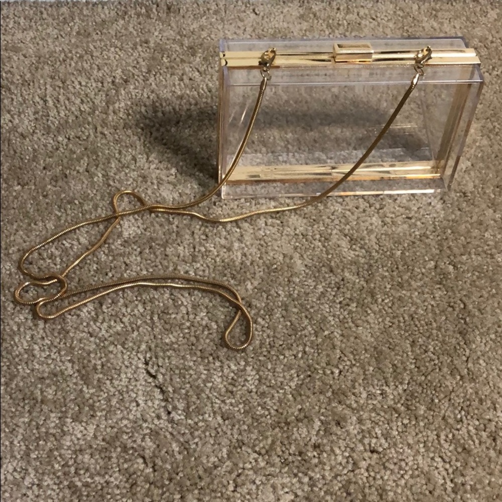 Clear clutch/purse